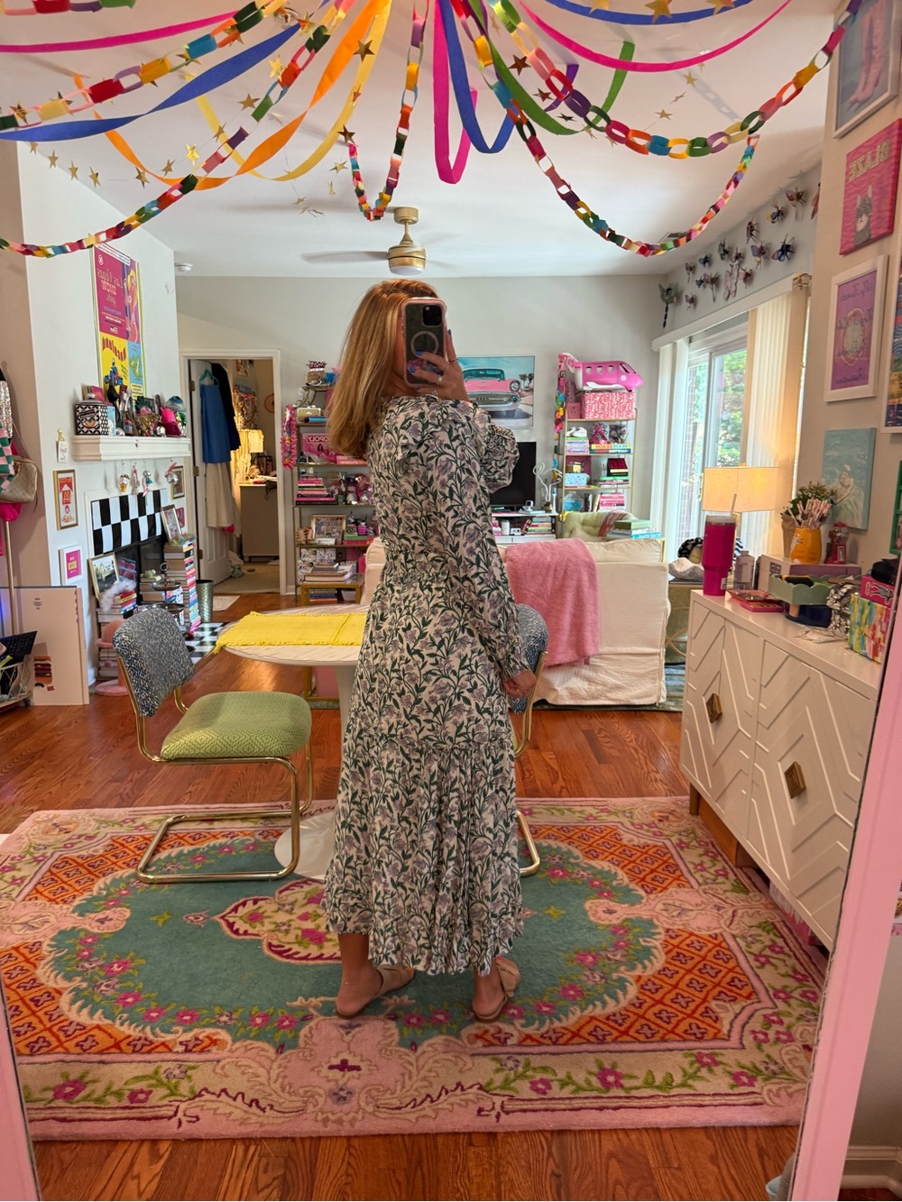 ANNA CATE GARDEN FLORAL MIDI DRESS - Picture 4 of 4